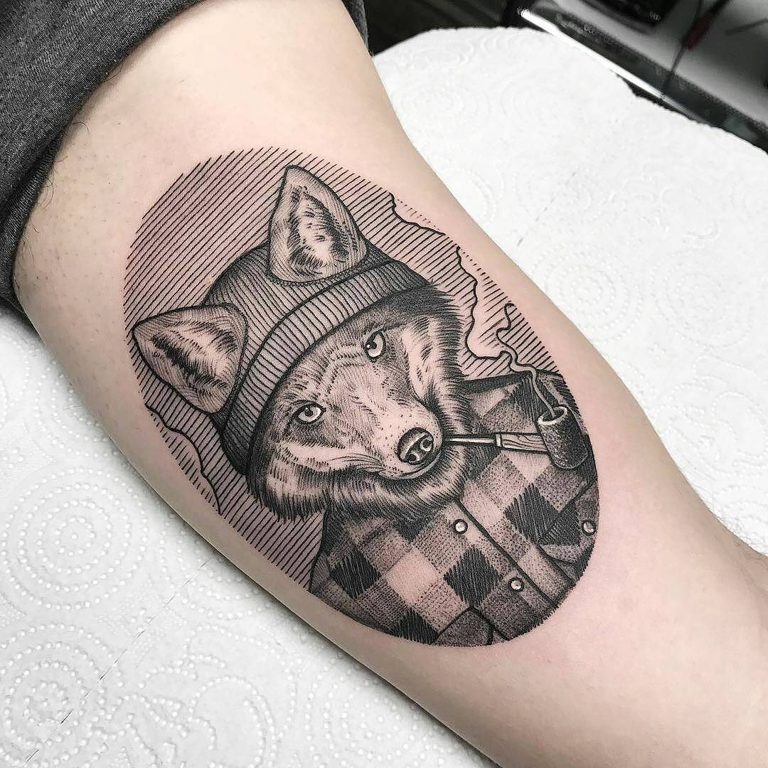 Fox tattoo